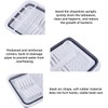 THANSTAR Collapsible Dish Drying Rack for RV Kitchen, Foldable Drainer