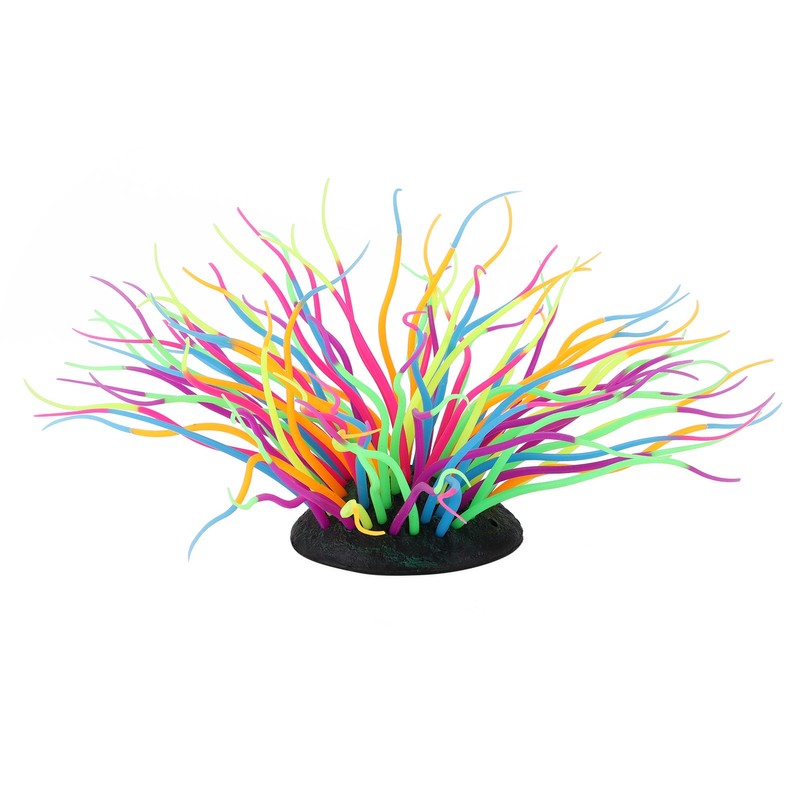 Artificial Sea Anemone Coral Soft Silicone Simulation Luminous Sea Anemone