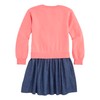 vineyard vines Girls' Sweatshirt Woven Dress, Just Peachy