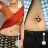 JSTHHTT Belly Button Piercing Pregnancy Piercing Belly Button Piercing Butterfly
