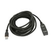 USB 3.0 Extension Cable Black 16.4ft 5Gbit Per Sec Male