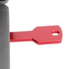 Red USB Flash Drive Aluminum Alloy Key Shape Memory U