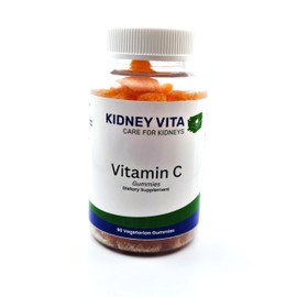 Kidney Vita Vitamin C Gummies, 250mg, 90 Vegetarian Gummies