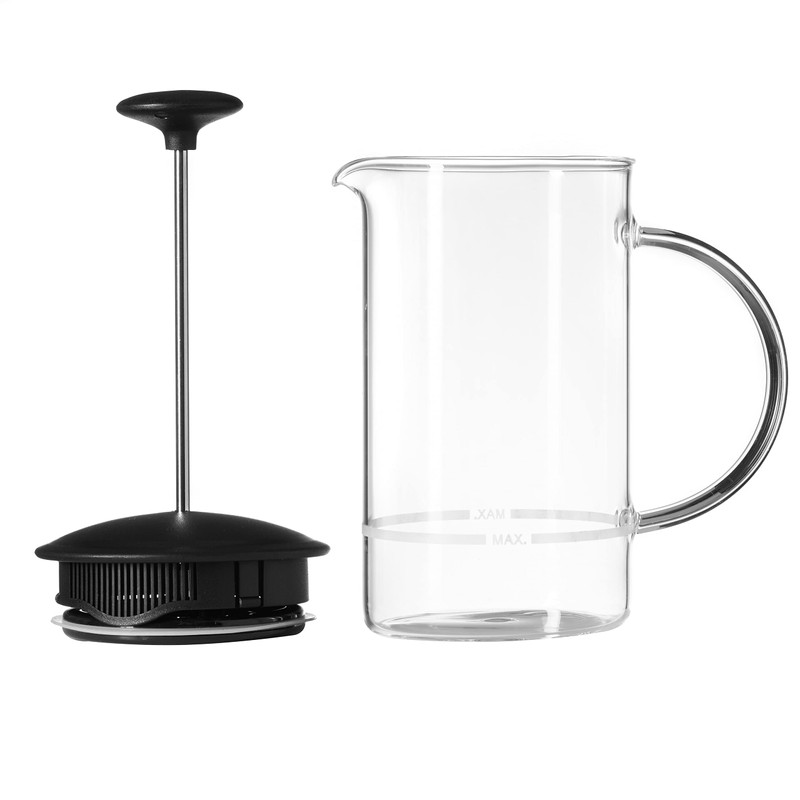 LEONARDO HOME CAFFÈ PER ME Milchaufschäumer, Glas, klar, 18,2
