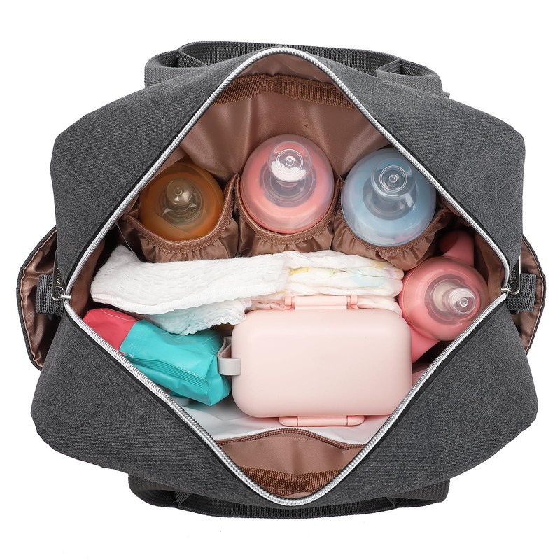 Kono Baby Changing Bag Weekender Travel Nappy Tote for Mom