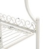 Safavieh PAT5014B Outdoor Collection Amaris Antique White Wrought Iron 4-Tier