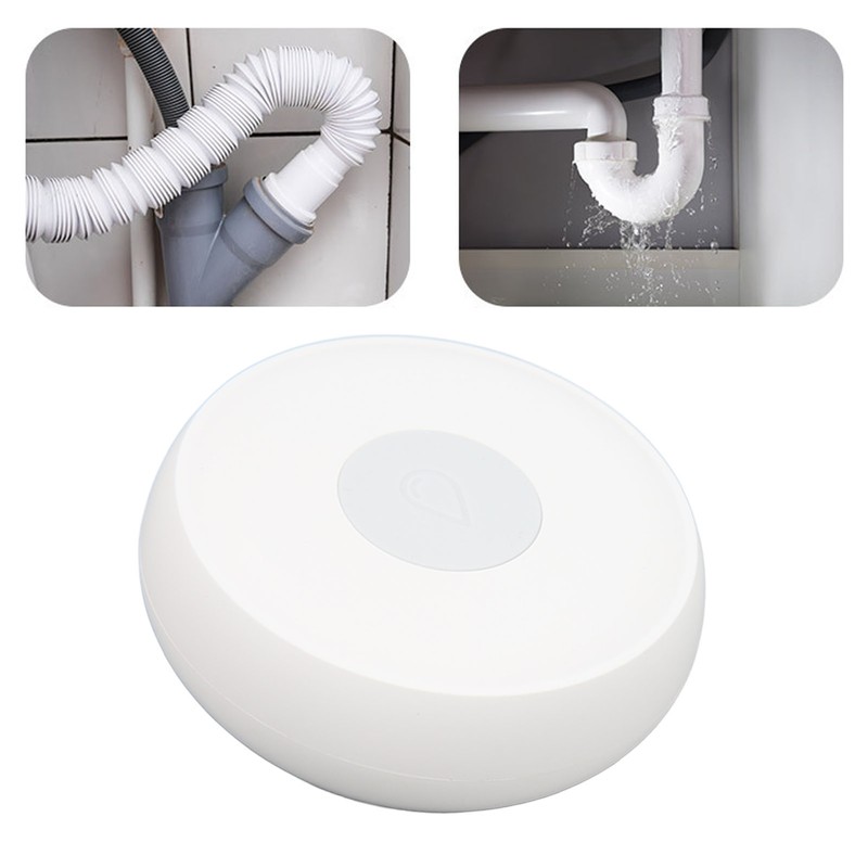 Wireless Water Leak Sensor IP66 Waterproof Low Battery Indication Smart