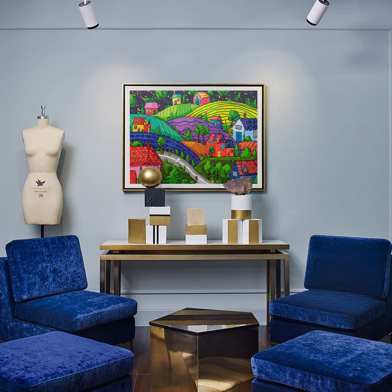 LAVIEVERT Rompecabezas de 500 Piezas para Adultos y niños, Pueblo