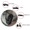 2PCS 4 Hole Exhaust Hanger Adjustable Muffler Shock Absorber for