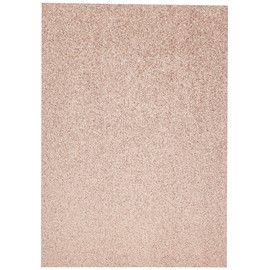 Dovecraft A4 Double - Sided Glitter Card 350GSM - Non Shed - Acid & Lignin Free - for Die - Cutting, Cricut, Brother & Silhouette - for Party, Papercraft, Stationery & Home Decor, Rose Gold (6 Pack)