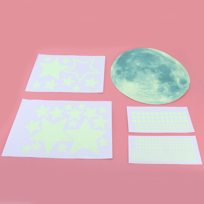 PVC Self Adhesive Wall Sticker Luminous Fluorescent Wall Decals for