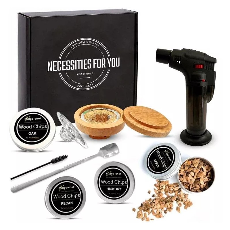 Generic Cocktail Smoker Kit with Torch and with 4 Wood