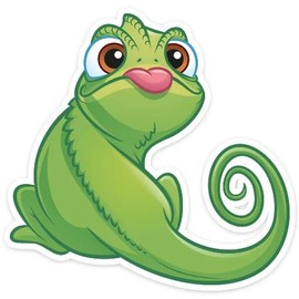 Poking Lizard Funny Animal Vinyl Sticker Decal - 5 Inches for Vehicles Cars Bumper Helmet Motorcycle Window Adults Laptops Boat Cup Tumblers Waterbottles Trucks