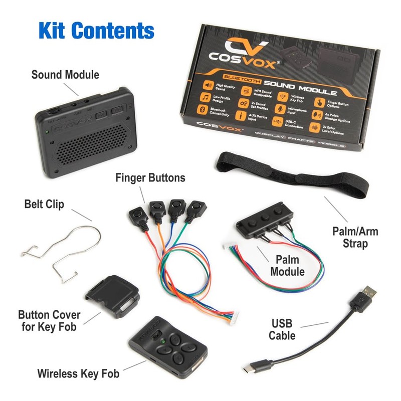 COSVOX Cosplay Sound Glove Wireless Bluetooth Sound Effects Module. Bring