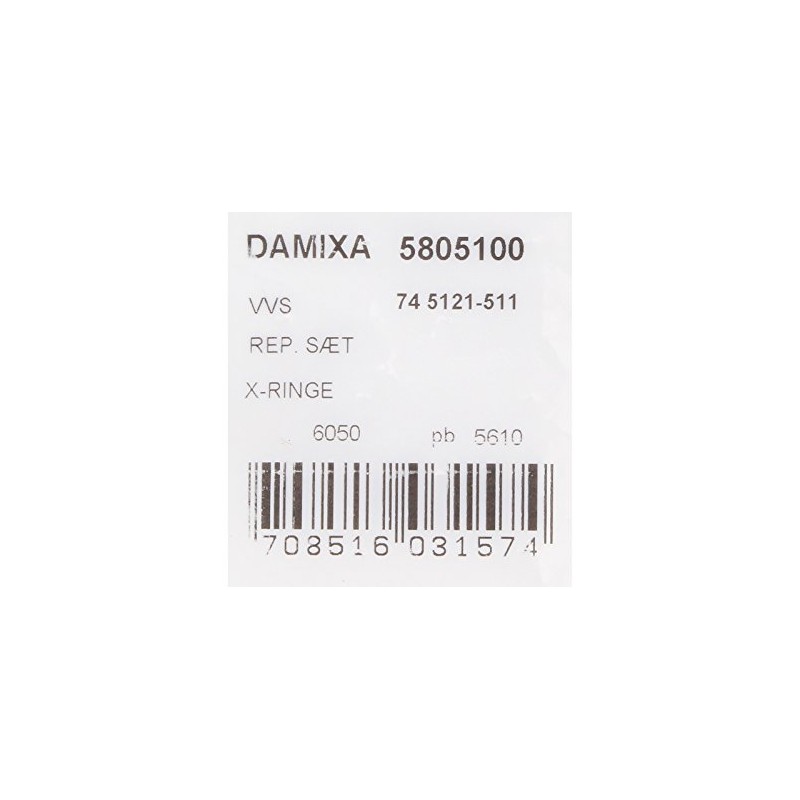 Damixa Gasket Set for Swivelling Range X-Rings 5805100