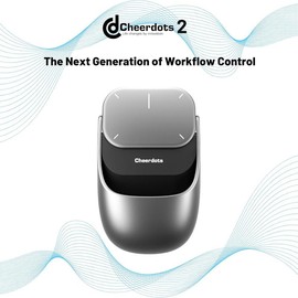 Cheerdots2 Bluetooth Detachable Air Mouse with Voice Recording, Wireless Presentation Remote with Laser Pointer for Mac, Windows.Easy to Get Started! - Color: Black, Model: Normal Model（Cannot record, no ChatGPT）