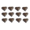 Herrajes Guerrero Pata Para Muebles Sala 4.4 Cm Triangular Plástico