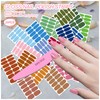 SILPECWEE Nail Polish Strips (20 Sheets, Bright Color), Nail Polish