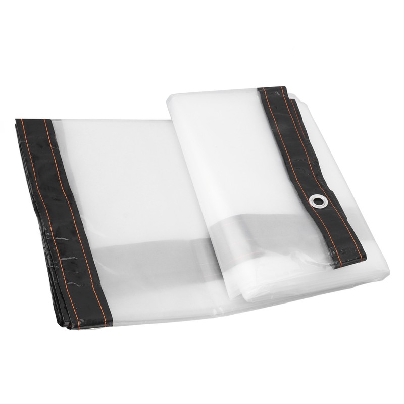 Transparent Tarp Cold Insulation Garden Rainproof Clear Poly Tarp Plant