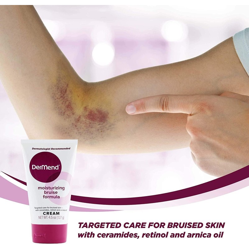 DerMend Moisturizing Bruise Formula Cream 4.50 oz (Pack of 4)