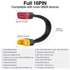LAUNCH OBD2 Extension Cable Full 16Pin Male to Female OBDII