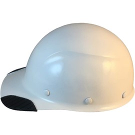 Texas America Safety Company DAX Fiberglass Composite Hard Hat - Cap Style White