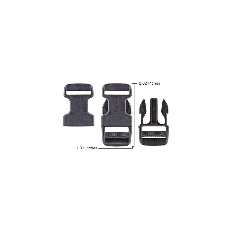 25-1 Inch National Molding Mojave - Plastic Buckles