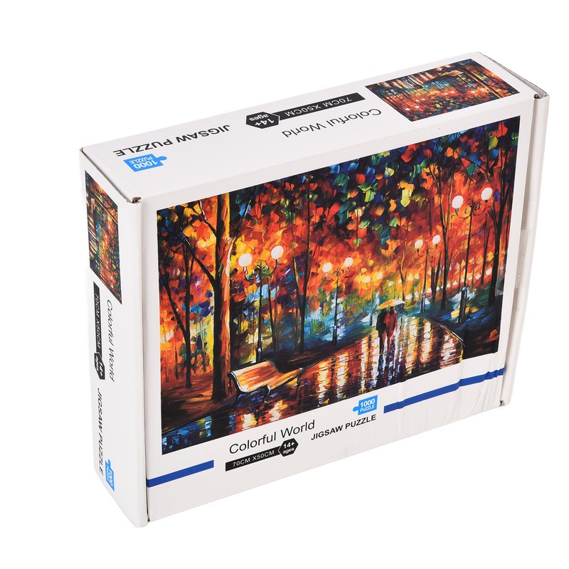 1000 Pcs Puzzle Creative Entertainment Strong Puzzle Walking in The