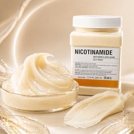 Mascarilla Facial Jelly de Nicotinamida 650g, Mascarilla Peel Off Hidratante para Luminosidad, Spa Facial y Cuidado de la Piel
