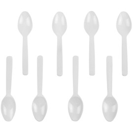 3" Mini Taster Spoons (White, 500)