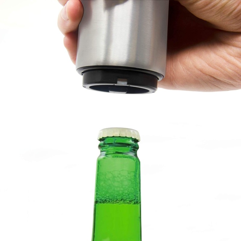 Magnetic Bottle Opener - Push and Pop Bottle Opener