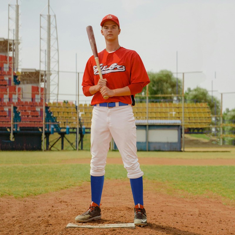TRADERPLUS Baseball Belt and Socks Combo Set Adjustable Softball Tee