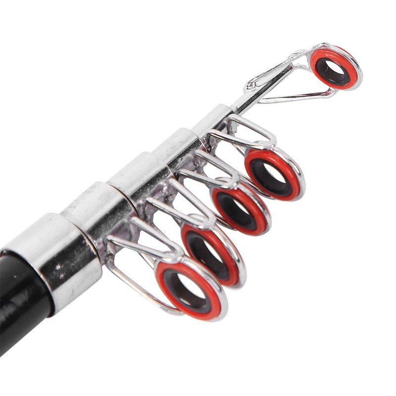 Portable Ultra Short Telescopic Fishing Rod Long Throw Super Hard