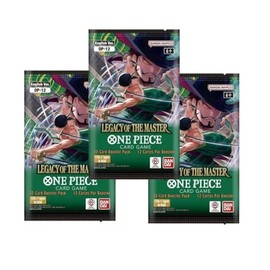 3× One Piece TCG - Legacy of The Master (OP-12) Booster Pack - English - 12 Cards Each Pack