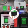 10pcs On Off Switch 2 Position 3 Pin,Snap-in Boat Toggle