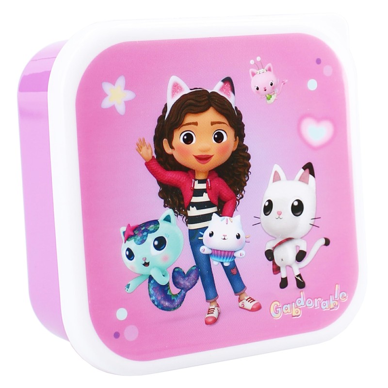 Vadobag Gabby's Dollhouse Fresh Bites Snack Box (3 Pieces) 6