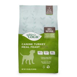NATURE'S LOGIC Dog Food Canine Meal Feast, Turkey
