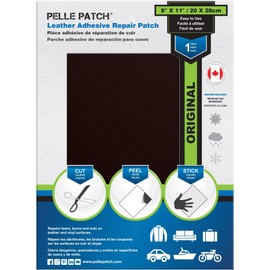 Pelle Patch - Leather Sofa Repair Kit - 25 Colors Available - Original 8x11 - Wine