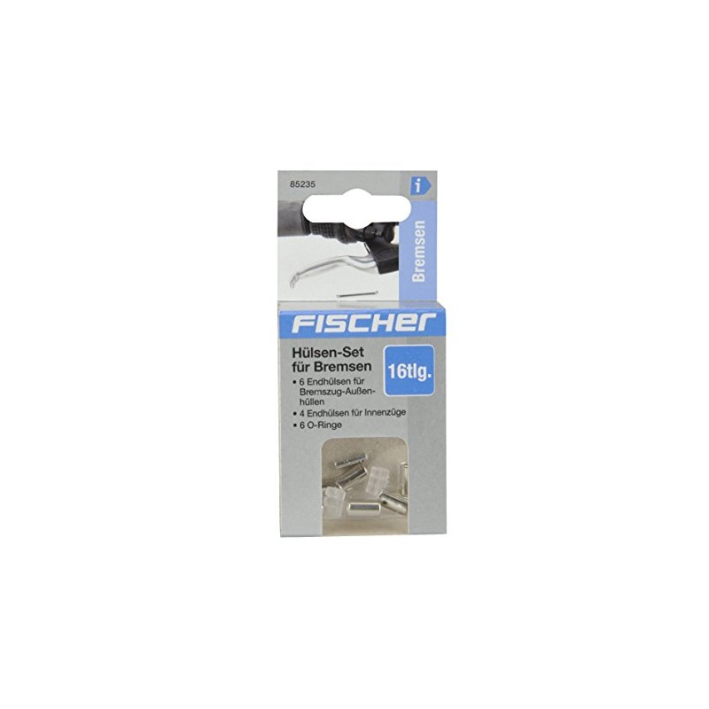 FISCHER MTB Chain 6-8 Speed Sleeve Set for Brakes, Silver,
