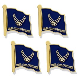 stidsds American US Air Force Wings Flag Pin - USA Air Force Wings Flags Pins Lapel Military Army Flag Enamel Lapel Pin Men Women Suit & Waving Patriotic Metal Badge Souvenir Hat Backpacks