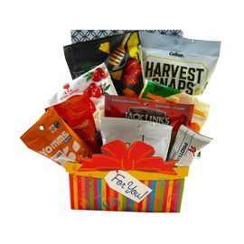Healthy Light Snacks Gift Basket High Protein low Sugar Birthday Mothers Day Fathers Day Thank You Get Well any Occasion!
