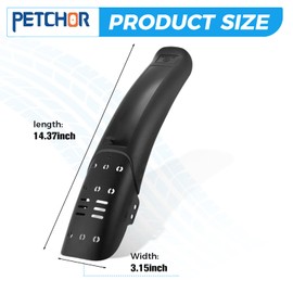 PETCHOR 2 PCS Universal Mountain Bike Fender, MTB Bicycle Mudguard, Front and Rear Fenders Mud Guard, 14.37" Length 3.15" Width