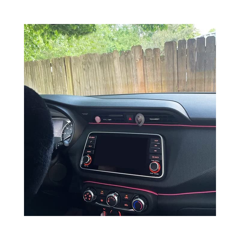 Pink Car Interior Decorative Molding Door Panel Gap Trim Strip