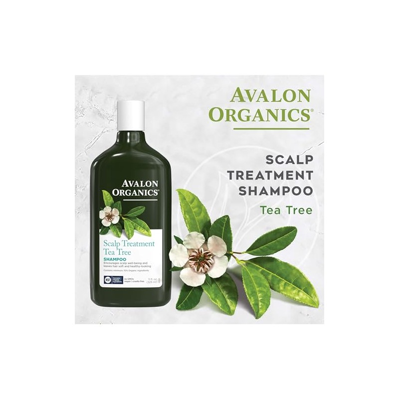 Avalon Organics - Shampoo Con Árbol de Té 352ml