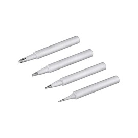 Goobay 51073 Soldering Tip Set for Soldering Station EP5 & EP6 / Soldering Iron Tips Set of 4 / Replacement Soldering Tips for Soldering / Soldering Station Accessories / 4 Pieces