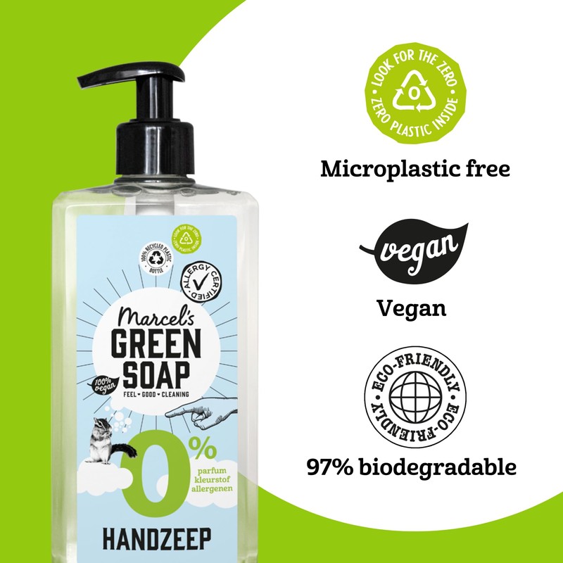Marcel's Green Soap - Hand Soap 0% - Hypoallergenic -