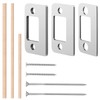 Door Strike Shim Plates, Standard Size Spacer Deadbolt Restorer Strike