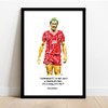 Liverpool - Kenny DALGLISH Quote Framed Illustration Print Poster