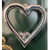 Heart Door Knocker Door Furniture: 4 Colours (Chrome)