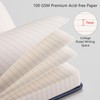 RETTACY Notebook Lined A5, Journal Diary with 192 Numbered Pages,